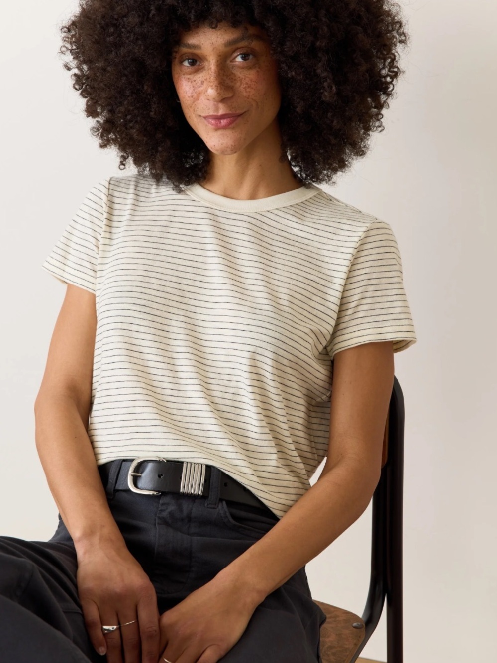 Marine Layer Tried & True Crew T-Shirt Stripe